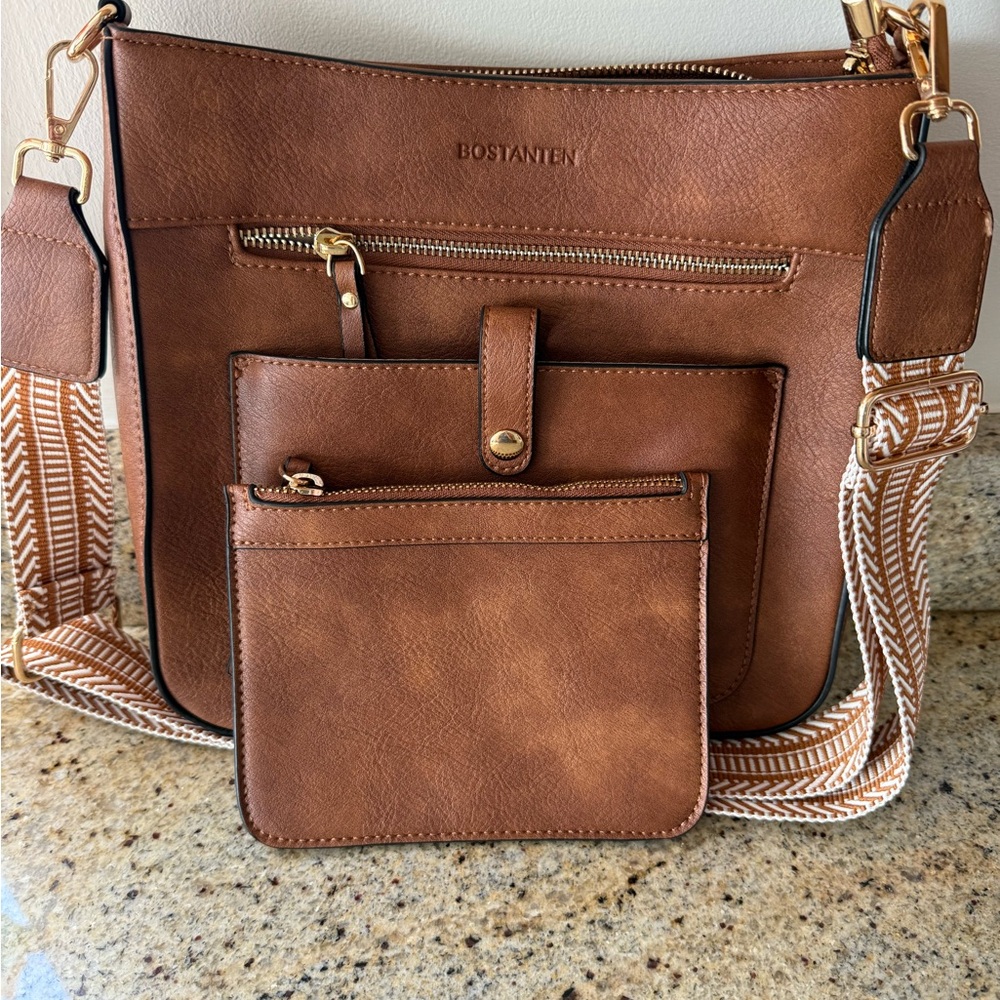 Brown Leather Handbag
